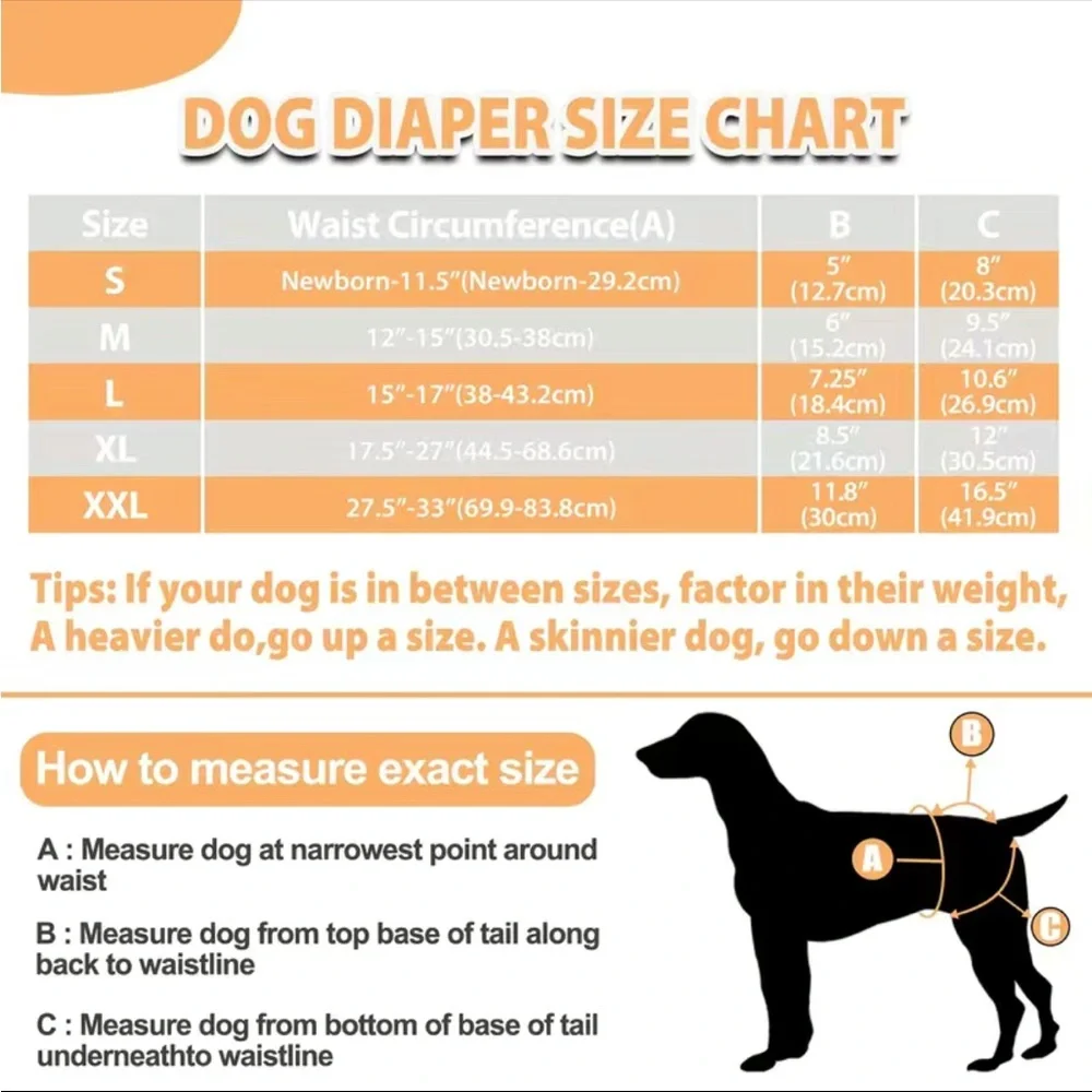Dog diaper NWT